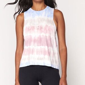 Spiritual Gangster Tie-Dye Sleeveless Top
